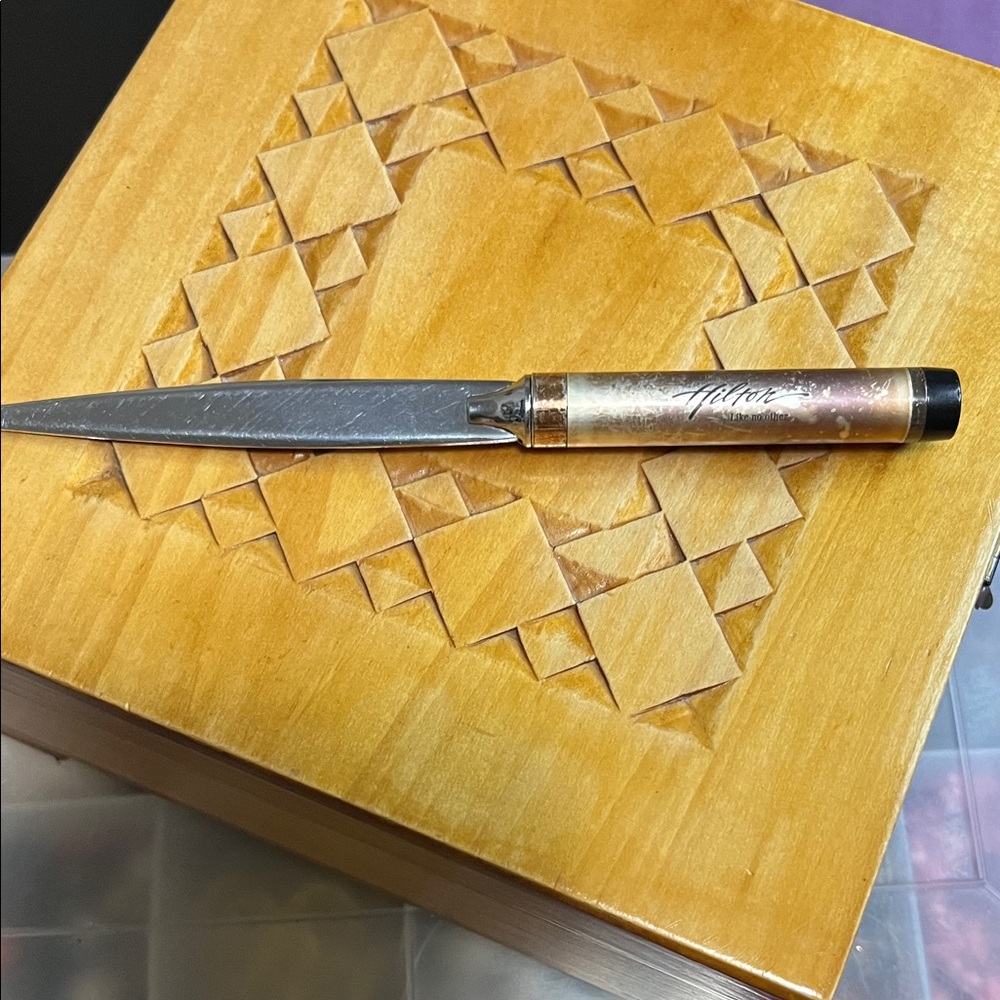 Stylish Gold and Black Letter Opener
